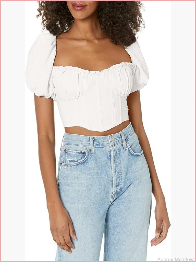 Sweetheart Neck Crop Top | Sleeveless Pull-On Blouse